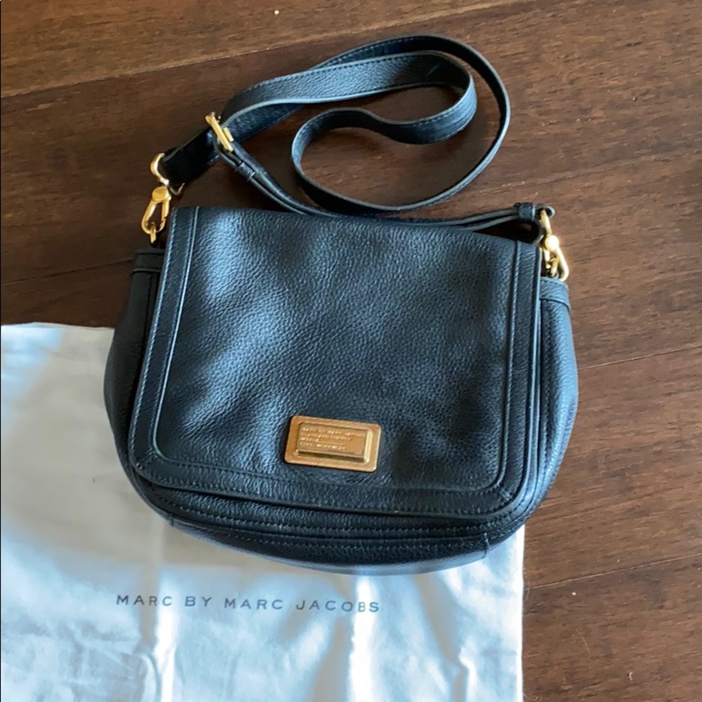 Marc Jacobs Black Leather Crossbody